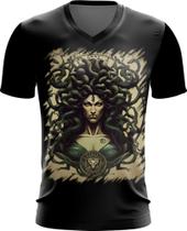 Camiseta Gola V Medusa Academia Gym Músculo 3