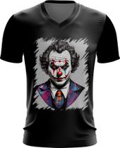 Camiseta Gola V Palhaço Quebrada Morro Clown Slum 13 Camiseta Gola V Palhaço Quebrada Morro Clown Slum 13