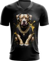Camiseta Gola V Pitbull com Headphones 2