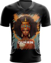 Camiseta Gola V Rainha Africana Queen Afric 5