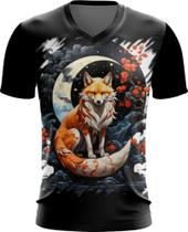 Camiseta Gola V Raposa Japonesa Kitsune Lenda 5