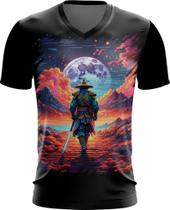 Camiseta Gola V Samurai Ronin Sunset Sem Mestre 6