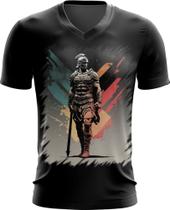 Camiseta Gola V Soldado Romano Império 25 - Kasubeck Store