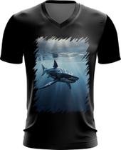 Camiseta Gola V Tubarão Shark Rei dos Mares 6