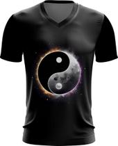 Camiseta Gola V Yin Yang Simbolo Taoísmo Dualidade 10