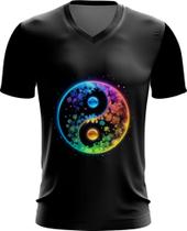 Camiseta Gola V Yin Yang Simbolo Taoísmo Dualidade 12