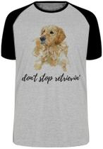 Camiseta Golden retriever cachorro Blusa Plus Size extra grande adulto ou infantil