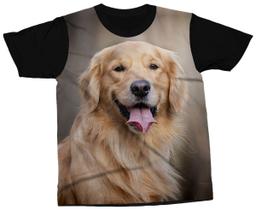 Camiseta Golden Retriever Camisa Cachorro de Raça