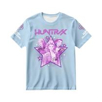 Camiseta Gráfica De Verão Para Mulheres KPop Demon Hunters Com Estampa De Estrela, Casual E Trendy