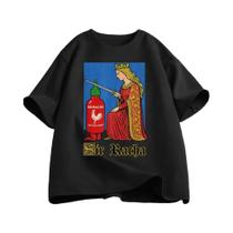 Camiseta Gráfica Engraçada Sir Racha Chili Sauce Para Homens E Mulheres, Casual, Algodão, Manga