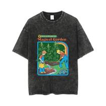 Camiseta Gráfica Masculina Let's Plant a Magical Garden Kids Design Ropa Hombre 61415