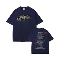 Camiseta Gráfica Masculina Y2K Travis TS Hip Hop Utopia Streetwear Swag Rapper Fan Club S-5XL