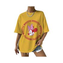 Camiseta Gráfica Oversized Da Disney Mickey Mouse Para Mulheres, Moda Casual De Verão, Estilo Y2K
