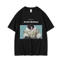 Camiseta Gráfica Retro Punk Hip Hop Engraçada Da Arctic Monkeys Para Mulheres, Roupas Casuais