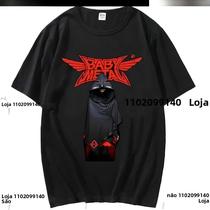 Camiseta Gráfica Unissex BABYMETAL Harajuku Metal Band Idol, Top Casual De Verão