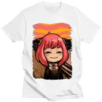Camiseta Gráfica Unissex De Anime Japonês Spy X Family Anya Forger Verão Harajuku Estilo Retrô Camiseta Gráfica Unissex De Anime Japonês Spy X Family Anya Forger Verão Harajuku Estilo Retrô