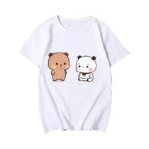 Camiseta Gráfica Unissex De Verão Com Estampa Engraçada De Anime Bubu Dudu Para Mulheres