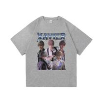 Camiseta Gráfica Vintage Estética Harajuku Feminina Unissex Moda Xavier Love And Deepspace