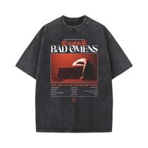 Camiseta Gráfica Vintage Lavada Com Estampa Bad Omens Para Homens E Mulheres, Estilo Hip Hop