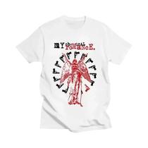 Camiseta Gráfica Vintage Punk Rock Da Banda My Chemical Romance the Black Parade, Manga Curta