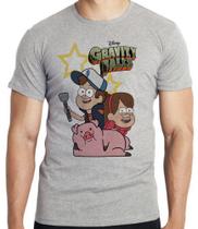 Camiseta Gravity Falls Dipper Mabel estrelas Blusa criança infantil juvenil adulto camisa tamanhos Camiseta Gravity Falls Dipper Mabel estrelas Blusa criança infantil juvenil adulto camisa tamanhos
