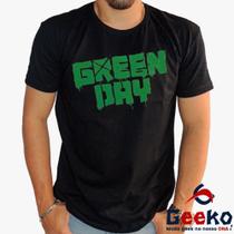 Camiseta Green Day 100% Algodão Punk Rock Geeko