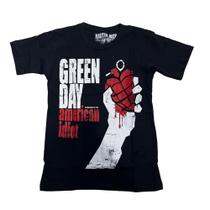 Camiseta Green Day American Idiot Blusa Adulto Unissex Banda de Rock Mr385