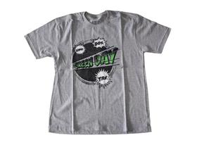 Camiseta Green Day Cinza Blusa Adulto Banda Rock Fl4917 BM Camiseta Green Day Cinza Blusa Adulto Banda Rock Fl4917 BM