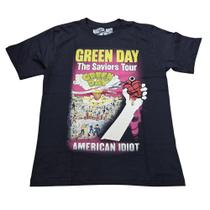 Camiseta Green Day Dookie American Idiot Blusa Banda de Rock Adulto Unissex Mr465 Camiseta Green Day Dookie American Idiot Blusa Banda de Rock Adulto Unissex Mr465