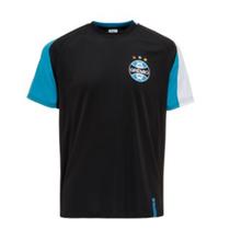 Camiseta Grêmio Waves Masculino - Preto e Turquesa