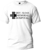 Camiseta Grey's Anatomy Adulto Camisa Manga Curta Premium 100% Algodão Fresquinha