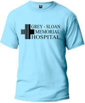 Camiseta Grey's Anatomy Adulto Camisa Manga Curta Premium 100% Algodão Fresquinha