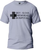 Camiseta Grey's Anatomy Básica Malha Algodão 30.1 Masculina e Feminina Manga Curta