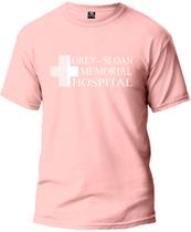 Camiseta Grey's Anatomy Feminina Masculina Básica Fio 30.1 100% Algodão Manga Curta Premium