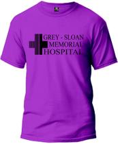 Camiseta Grey's Anatomy Feminina Masculina Básica Fio 30.1 100% Algodão Manga Curta Premium