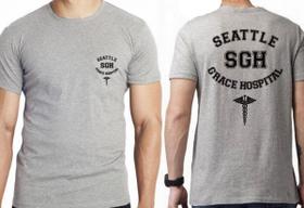 Camiseta Grey's Anatomy Seattle Grace Blusa criança infantil juvenil adulto camisa tamanhos Camiseta Grey's Anatomy Seattle Grace Blusa criança infantil juvenil adulto camisa tamanhos