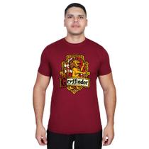 Camiseta Grifinoria Harry Potter Brasão Camisa Algodão