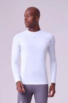 Camiseta Grit Bossa Manga Longa UV50 Masculino Authen Branco