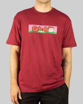 Camiseta Grizzly Chew On This Strawberry Ss Tee - Burgundy