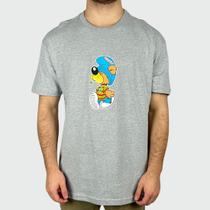 Camiseta Grizzly Delinquent Cinza