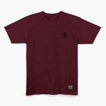 Camiseta grizzly griptape small og bear ss tee burgundy original
