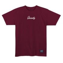 Camiseta Grizzly Mini Script Streetwear Cor:BordoTamanho:P Camiseta Grizzly Mini Script Streetwear Cor:BordoTamanho:P
