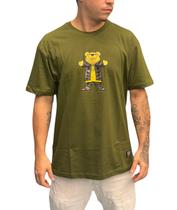 Camiseta grizzly my paraskate bear - verde militar