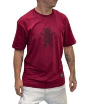 Camiseta grizzly og bear - bordo