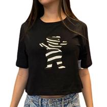 Camiseta Grizzly Og Bear Zebra Cropped Tee Preto Camiseta Grizzly Og Bear Zebra Cropped Tee Preto