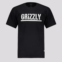 Camiseta Grizzly Og Stamp Preta Camiseta Grizzly Og Stamp Preta