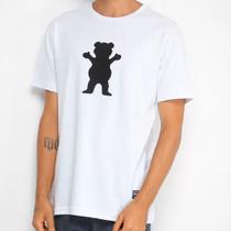 Camiseta grizzly original og bear puff branca