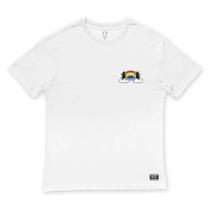 Camiseta Grizzly Over The Rainbow SM23 Masculina Branco