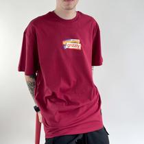 Camiseta Grizzly Overlap Tee Sortida Vermelho