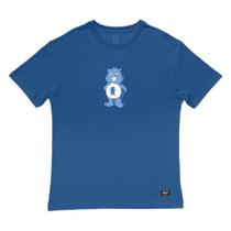 Camiseta Grizzly Positive Bear SS Tee Masculina Azul